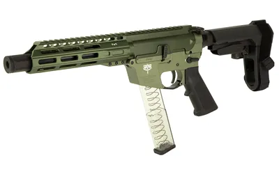 FREEDOM ORDNANCE FX9P8S-ODG FX9P 9mm Luger 31+1 8" OD Green - View 4