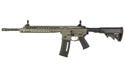 LWRCI SIX8-A5 6.8 SPC 16.1" Spiral Fluted Rifle with Skirmish Sights - Tungsten Grey, 30-Round - View 2