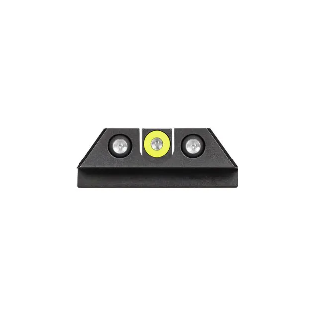 Night Fision GLK003007YGZ Tritium Night Sights Glock 42/43/43X Black - View 2