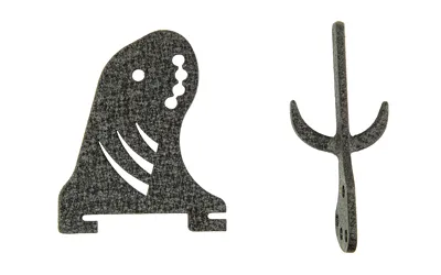 Skull Hooker Arm Prong for Trophy Tree Black - View 2