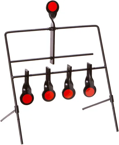 Allen Company Reactive Steel Targets .22 w/ Folding Stand - View 2