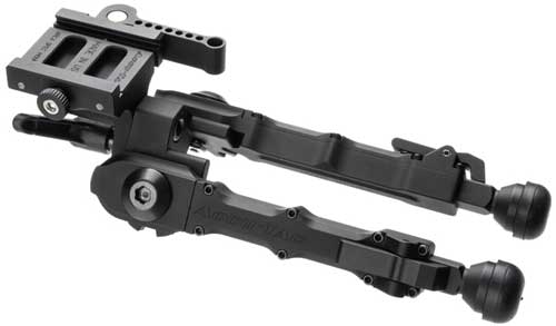 Accu-Tac BRASQDG204 BR-4 G2 Arca Spec Bipod, Black Aluminum, 5.75"-8.25" - View 2