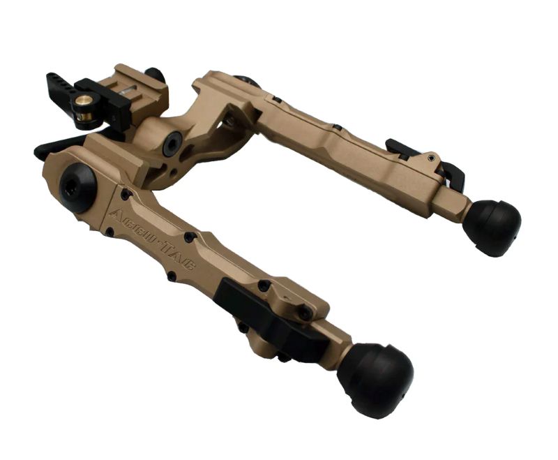 Accu-Tac TWBB-0400 Bipod 7.5in Picatinny Tan Tactical - View 2