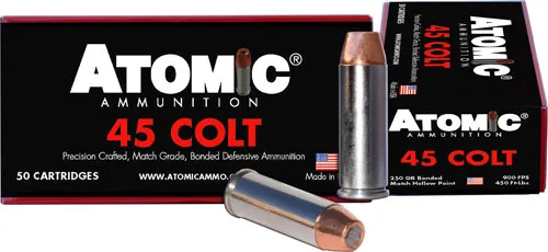 Atomic Ammunition 00444 45 Colt 250gr Bonded Match HP 50 Rounds - View 2