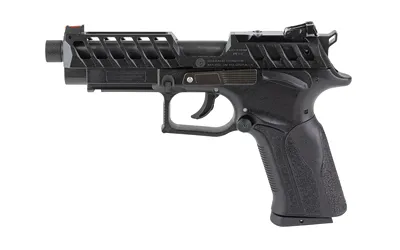 Grand Power 8588005808682 K22 X-Trim Mk23 22 LR 10+1 4.25" Black Barrel, Black Optic Cut/Serrated Slide, Black Steel Frame w/Beavertail, Interchangeable Backstrap Grip - View 2