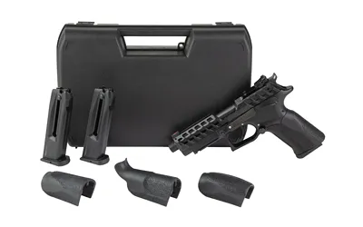 Grand Power 8588005808682 K22 X-Trim Mk23 22 LR 10+1 4.25" Black Barrel, Black Optic Cut/Serrated Slide, Black Steel Frame w/Beavertail, Interchangeable Backstrap Grip - View 5