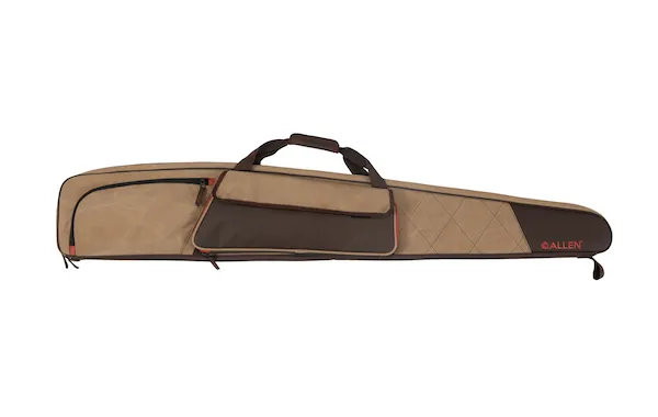 Allen Humbolt Shotgun Case 52 in Tan Cotton Canvas Lockable Padded Handle - View 2