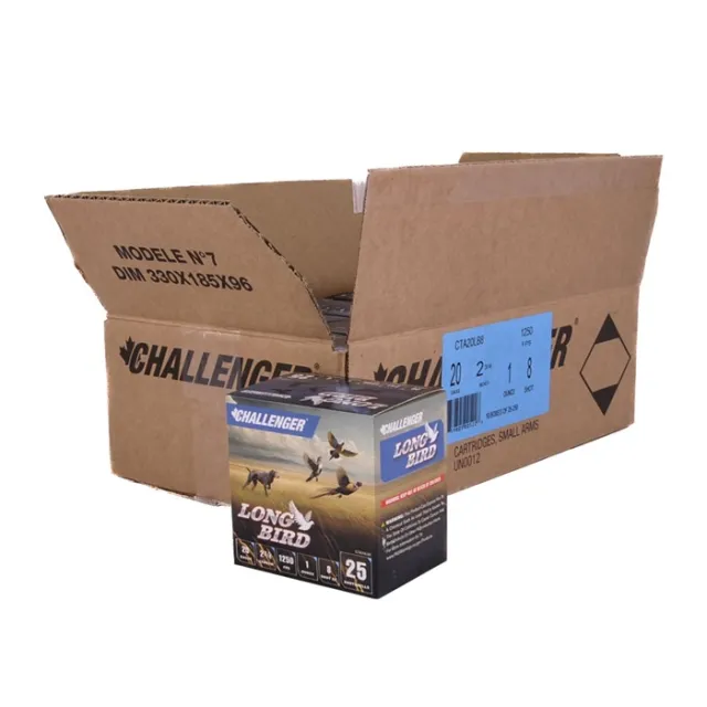 Challenger Long Bird CTA20LB8 20 Gauge 2-3/4 In #8 Shot 250/Case - View 2