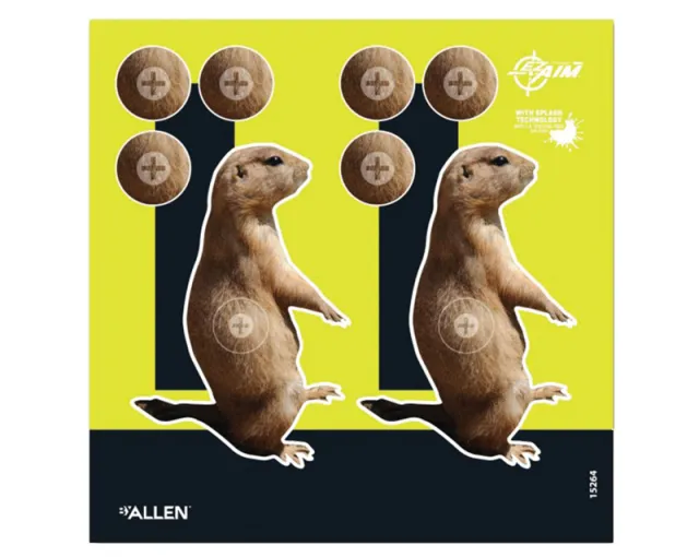 Allen 15264 EZAim SplashTarget Prairie Dog 8x8 6pk - View 2
