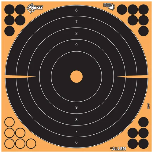 Allen 15317 Bullseye Target 12 in Self-Adhesive Paper 5 Pack - View 2