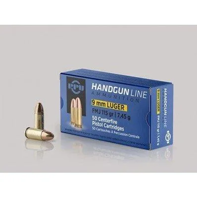 Prvi Partizan PPH9F1 9mm Luger 115 Grain Full Metal Jacket 50 Round Box - View 2