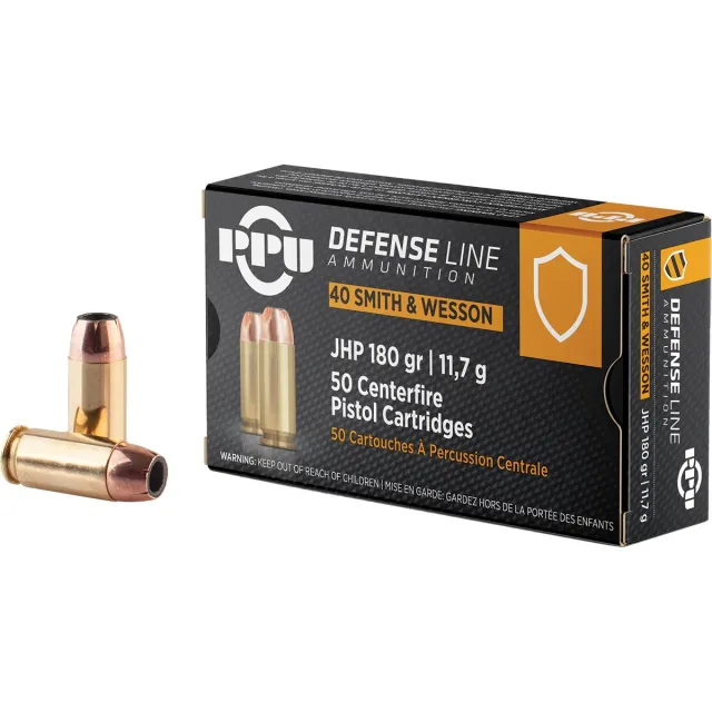 Prvi Partizan PPD40 Defense .40 S&W 180 Grain JHP 50 Round Box - View 2