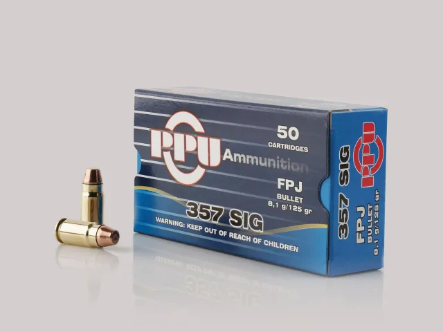 Prvi Partizan PPH357S .357 SIG 125gr FPJ Ammo 50 Rounds - View 2