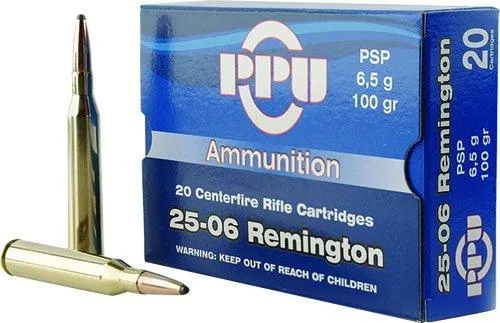 Prvi Partizan PP2506P .25-06 Rem 100gr PSP Rifle Ammo 20 Rounds - View 2