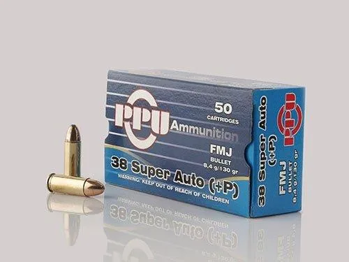 Prvi Partizan PPH38SU 38 Super +P 130gr Full Metal Jacket 50 Box - View 2