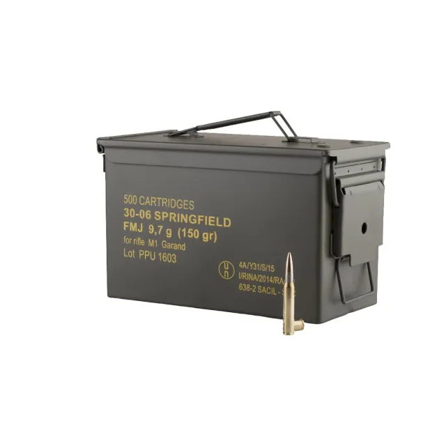 Prvi Partizan PP3006GMC 30-06 Springfield 150gr FMJ 500rds Ammo Can - View 2