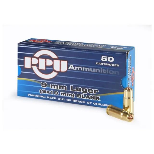 Prvi Partizan PPU PPB9L 9mm Luger Blanks 50 Round Box - View 2