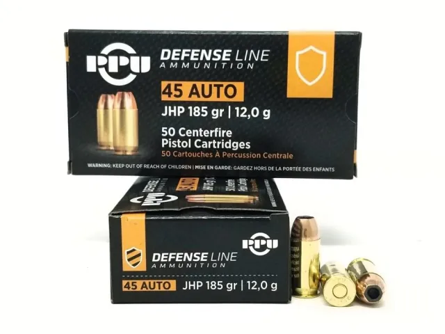 Prvi Partizan PPD45 Defense 45 ACP 185gr Jacketed Hollow Point 50/Box - View 2