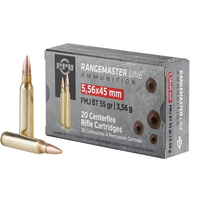 Prvi Partizan Rangemaster PPRM5561 5.56x45mm NATO 55 Grain FMJBT - View 2