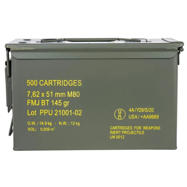 Prvi Partizan Rangemaster PPRM762M 7.62x51mm NATO 145gr FMJ BT 500 Case - View 2