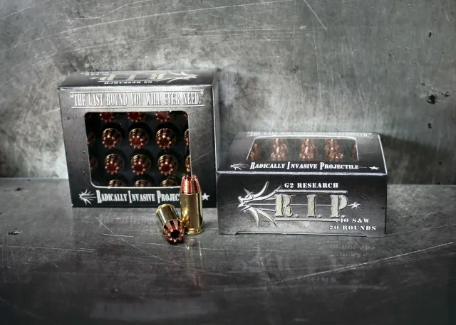 G2 Research RIP 40 S&W R.I.P Fracturing 115 gr Hollow Point (HP) 20 Bx/... - View 2