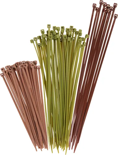 Vanish 15823 Hunting Blind Cable Ties Tan/Green/Brown Nylon 100 PK - View 2