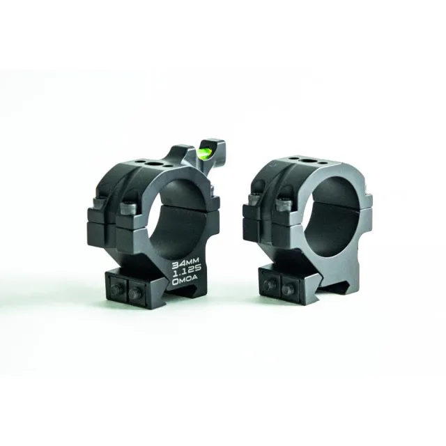 Masterpiece Arms RING351250 35mm 1.25 In Black Integrated Leveling - View 2