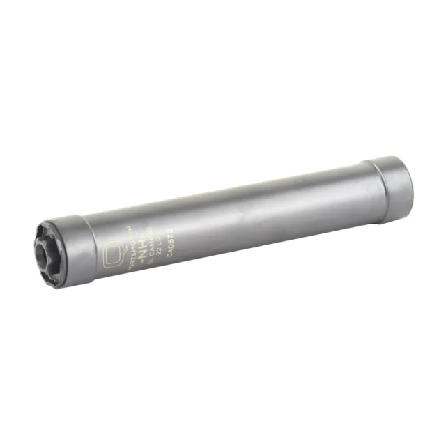 Q El Camino 22 LR TI Tube SS Baffles 1/2-28 Mount .99" OD x 5.95" SIL-EC-22 - View 2