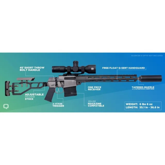 Q The Fix .308 Win 16 In 10+1 Bolt Action Rifle - View 2