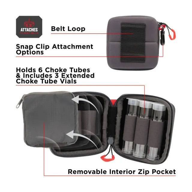 Allen Competitor Choke Tube Molded Case Grey With - View 2