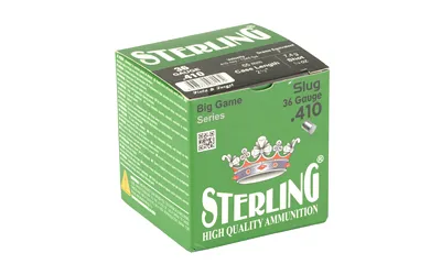 Sterling Ammunition STL410RS .410 Bore 2.5" Rifled Slug 25 Round Box - View 3