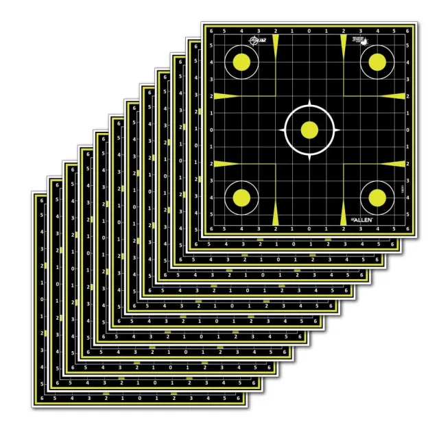 Allen 15211-30 EZ Aim Splash Reactive Grid Target 12.5 In 30 Pack - View 2