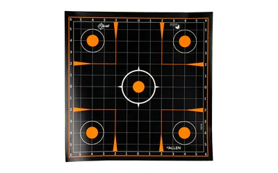 Allen EZ Aim Splash Sight-In Target 12"x12" 10 Pack - Orange/Black Self-Adhesive - View 2