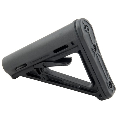 Magpul MOE AR-15 Mil-Spec Carbine Stock - Black with Rubber Pad, USA Made - View 3
