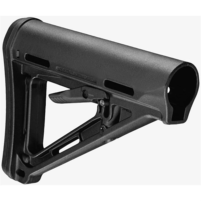 Magpul MOE AR-15 Mil-Spec Carbine Stock - Black with Rubber Pad, USA Made - View 4