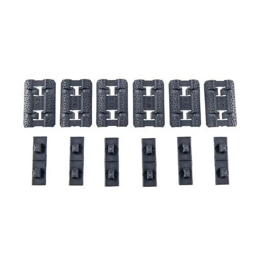 Magpul Industries MAG603-GRY M-LOK Rail Covers Type 2 Stealth Gray - View 2