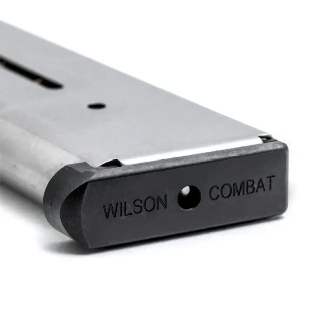 Wilson COMBAT 1911 45 ACP 8rd Stainless Lo-Profile Base Pad Magazine (47DC) - View 2