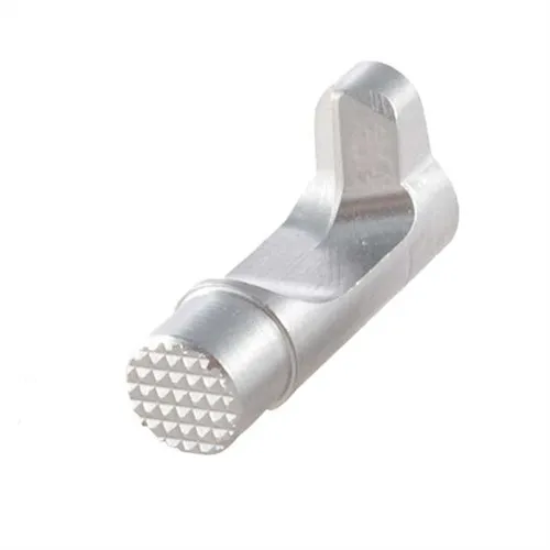 Wilson Combat 31TSBP 1911 Magazine Release Stainless Steel Checkered 30 LPI - View 2