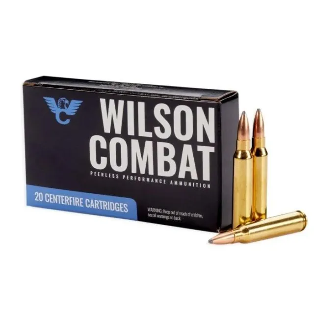 Wilson Combat A22365SBT 223Rem 65gr Sierra GameKing Spitzer Boat Tail ... - View 2