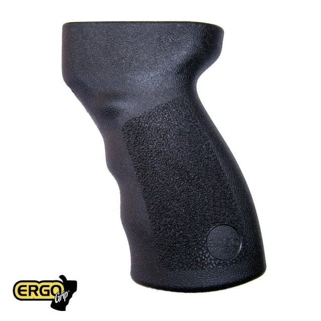 ERGO Classic AK Rigid Grip-Black, Polymer Construction, Ambidextrous, Smooth Finger Grooves, Textured Finish, 4130-BK - View 2