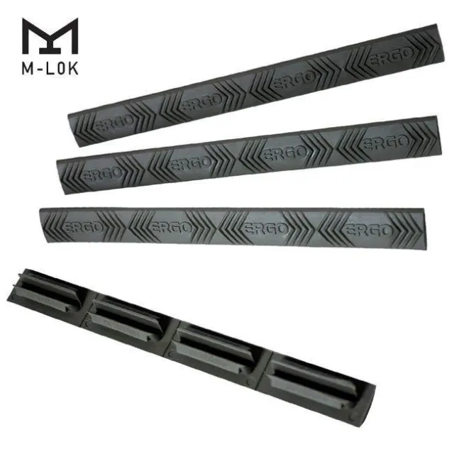 Ergo M-LOK WedgeLoK Slot Cover Grip Black Pack Of 4 Md: 4332-4PK-BK - View 2