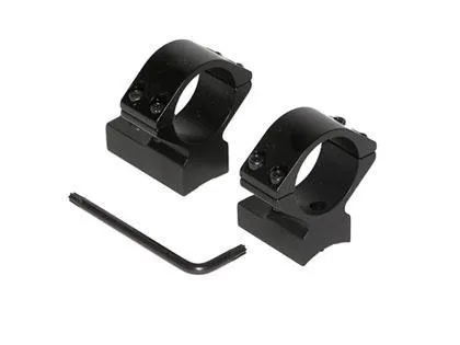 Talley 940705 Scope Mount/Ring Combo 1" Medium Black Anodized Aluminum - View 2