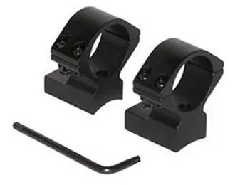 Talley 940702 2-Piece Mounts 1" Medium Rings for Winchester 70 Matte Finish - View 2