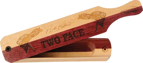 Pittman Game Calls P401 Two Face Box Turkey Call Purple Heart/Maple - View 2
