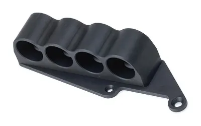 Mesa Tactical 90320 Left Side Saddle 12 Gauge 4 Shells Black - View 2