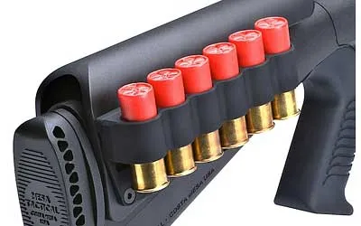 Mesa Tactical 90150 6-Shell Side Saddle 12 Gauge Black Finish - View 2