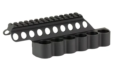 Mesa Tactical 94210 SureShell 6-Shell Side Saddle 5.5" Rail 12 Gauge Black - View 2