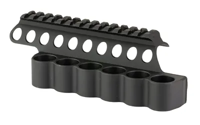 Mesa Tactical 94210 SureShell 6-Shell Side Saddle 5.5" Rail 12 Gauge Black - View 3