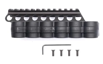 Mesa Tactical 94880 SureShell 6-Shell Side Saddle 4.75" Rail 12 Ga Black - View 2