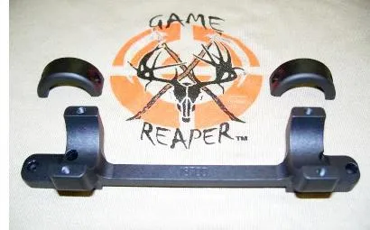 DNZ Products Game Reaper Remington 700 Scope Mount 1" Low Black 10700 - View 2